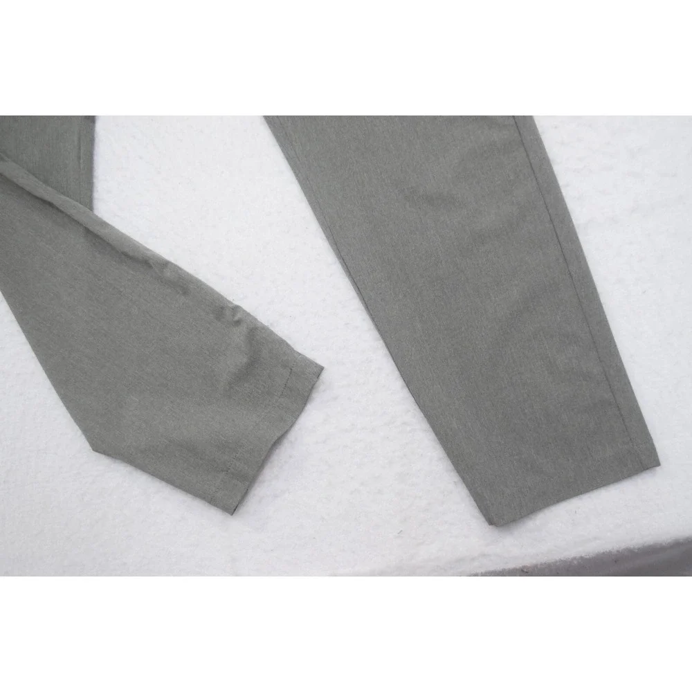 Linksoul Golf Pants Gray Performance‎ Wicking Flat Stretch Mens Size 38 x 32